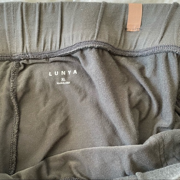 Lunya Restore Draped Jogger Mercurial Gray Pajama Pants SIze XL - Picture 4 of 6